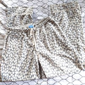 Simply Vera Vera Wang Heart Pattern Pajama Pants